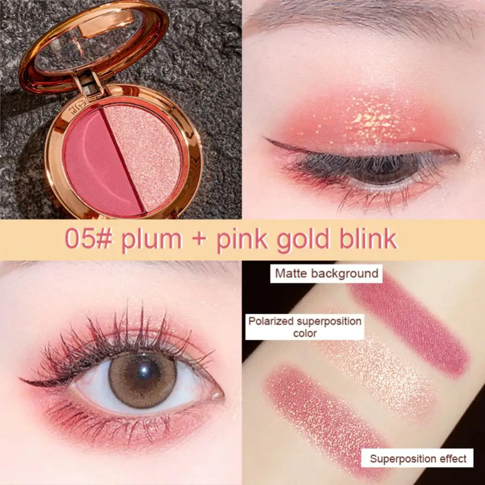 

9 Color Pressed Matte Glitter Eyeshadow Palette Waterproof Long-lasting Eyeshadow Pigment Diamond Shimmer Shiny Cosmetics Women