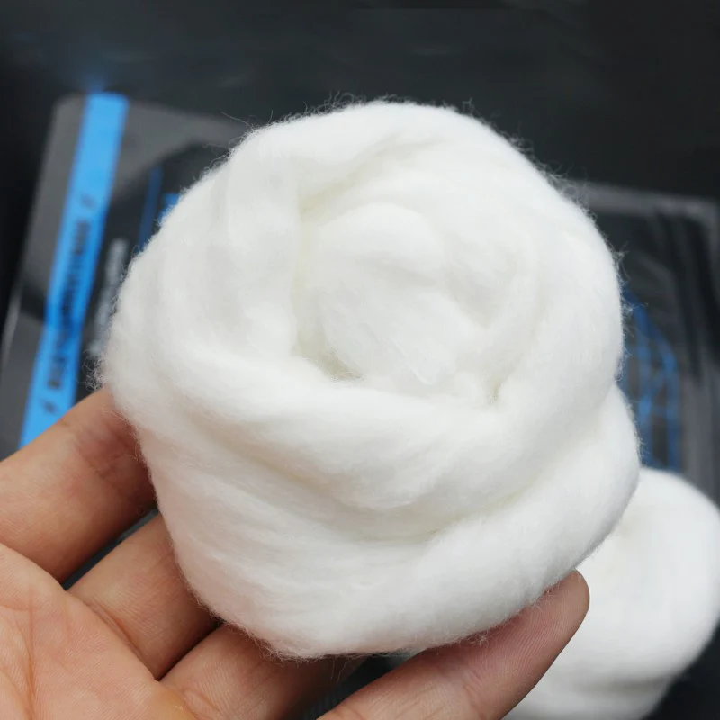 

100 мешков, хорошее качество, органические хлопковые фонарики для вейпа, хлопковые фонарики для перезарядки rta RDA RBA RDTA, атомайзер для вейпа, хл...