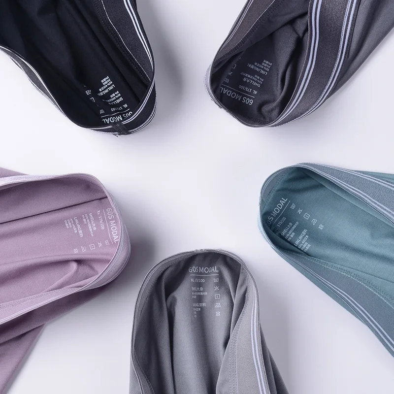 3Pcs High-quality Modal Men's Panties Thin Traceless Briefs Men's Plus Size 4XL Boxer Briefs Mens Boxers Pack Boxer Hombre Men