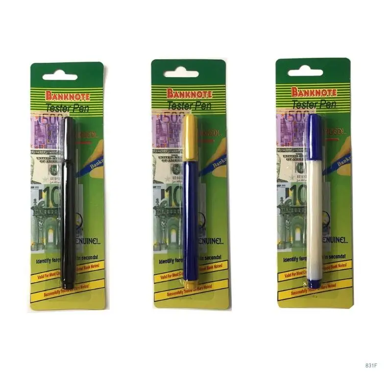 

MoneMarker Counterfeit Bill Detector Tester Pen Universal Portable Fake Bill Checker Pen Money Loss Prevention Tools