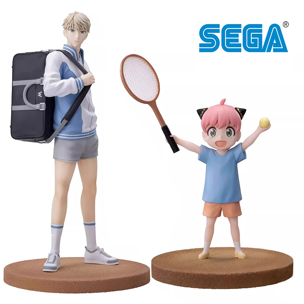 

Original SEGA Luminasta SpyFamily Twilight Loid Forger Anya Forger Tennis Action Anime Figure Model Collectible Toys Kawaii 12Cm