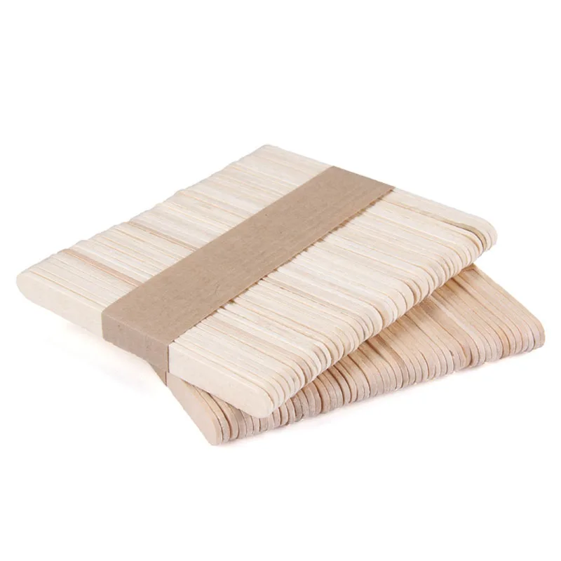 

500pcs Wood Waxing Spatulas Tongue Depressor Hair Removal Stick Women Design Wax Medical Stick Health Wax Kit for Hair Removal