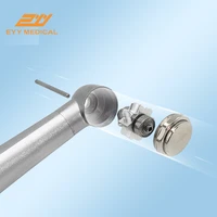 dental led high speed handpiece self powered air turbine dentist tips standard head 24 holes handpiece and cartridge rotor set