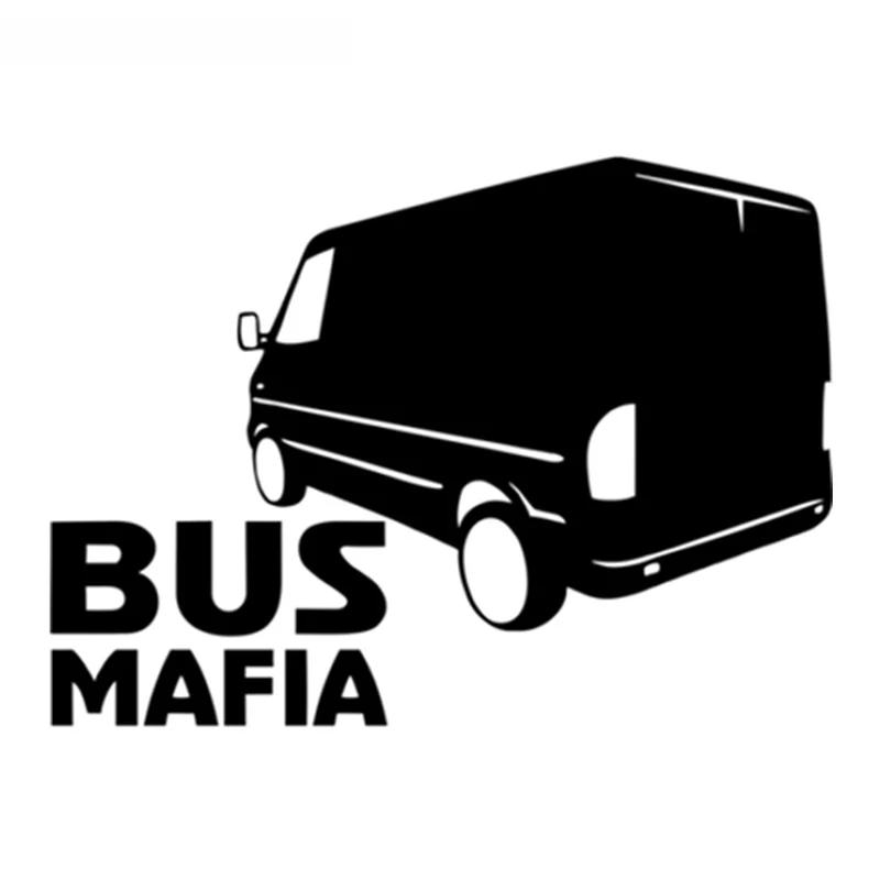 

Автомобильная наклейка в виде автобуса мафии для Mercedes Sprinter, забавные автомобильные наклейки, креативная наклейка, водонепроницаемая искусственная ПВХ, 20 см * 15 см