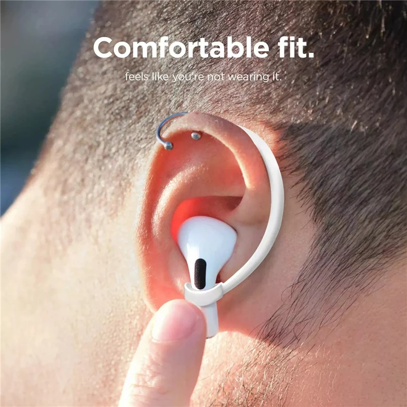 Мягкие силиконовые наушники с защитой от потери для Apple Airpods 1 2 3 Air Pods Pro