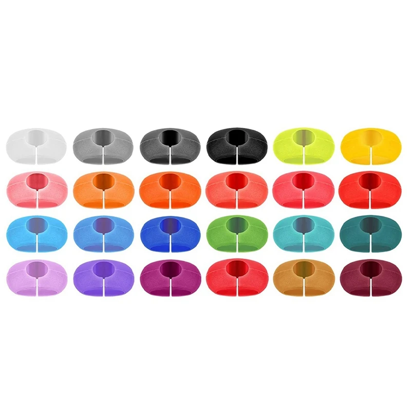 

LJL-26Pcs Wine Glass Charms Tags, Plastic Wine Glass Drink Markers For Bar Party Martinis Cocktail