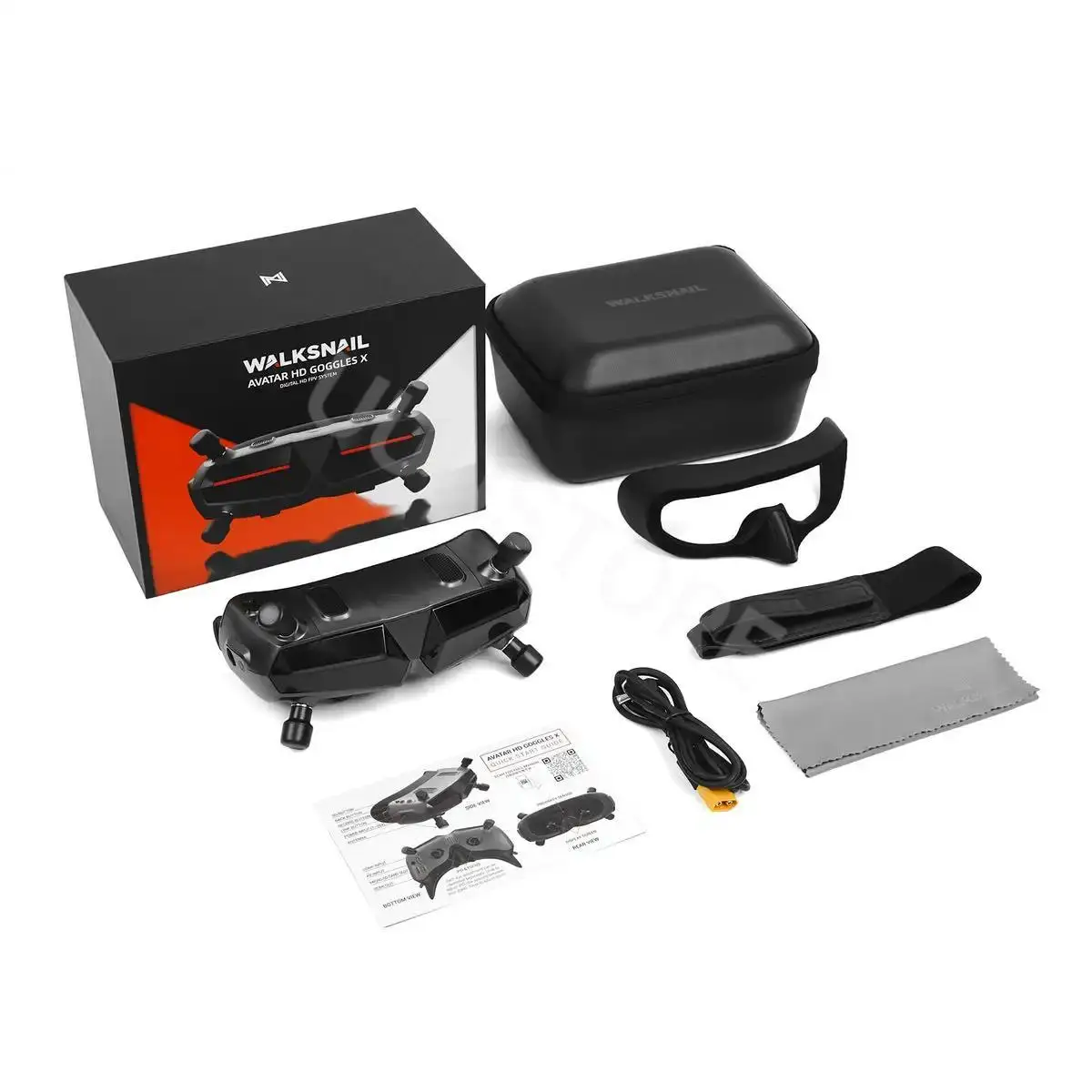 Walksnail Avatar HD Goggles X OLED 5 8 ГГц Цифровой 1920*1080 FOV 50-градусный HDMI Встроенный гироскоп с
