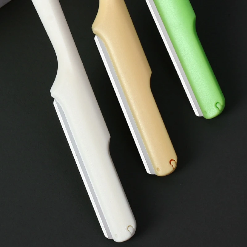 

2 Pcs Eyebrow Trimmer Eyebrow Makeup Tools Ladies Safe Sharp Beginner Multi-Color Simple