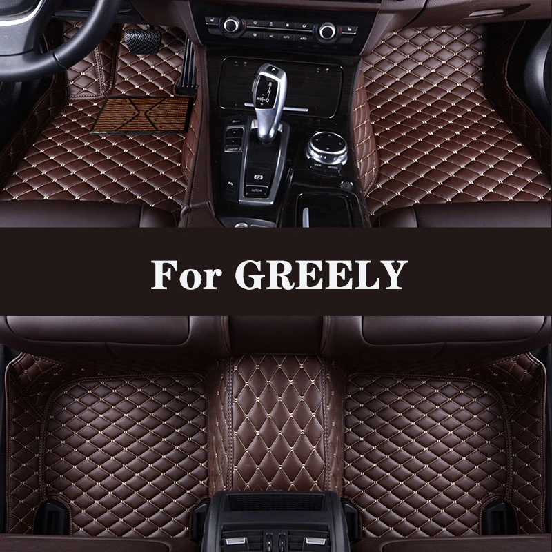 

Full Surround Custom Leather Car Floor Mat For GREELY Emgrand EC7 EC8 LC(Panda) X7 GX7 EX7 Icon Auto Parts