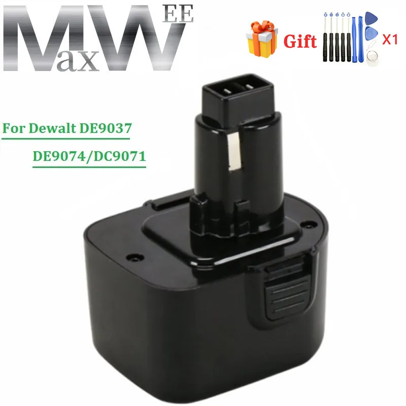 

Аккумуляторная батарея Ni-MH Dewalt, 12 В, 152250 Ач, для Dewalt DW9072, DW9071, DC9071, DE9037, DE9071, DE9072, DE9074, DE9075,-27