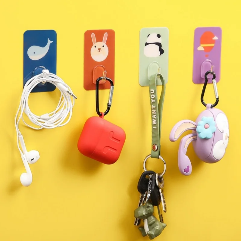 Многоцелевой крючок милые Мультяшные хрустальные крючки подвесная стойка для