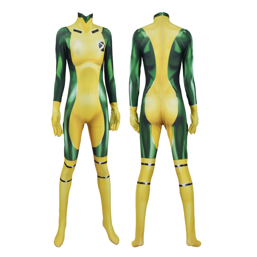 

Костюм Rogue X-Men Rogue, костюм для косплея, костюмы на Хэллоуин