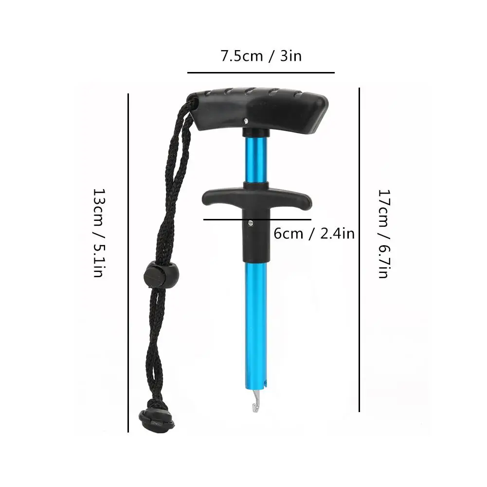 Портативный инструмент для снятия рыболовных крючков Т-типа — необходимое