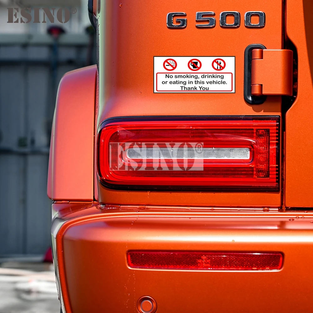 Автомобильный Стайлинг забавная крутая фотография не курить пить или едать в