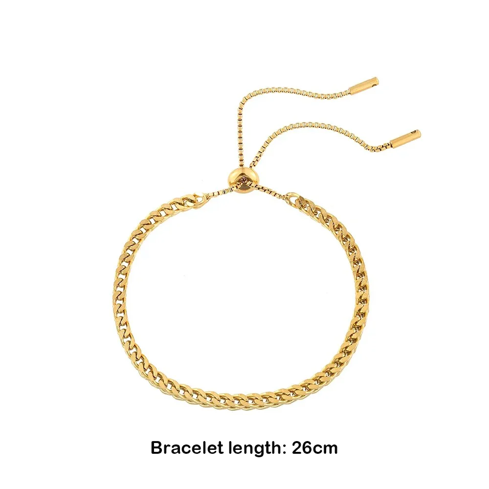 Унисекс Браслет Из Нержавеющей Стали В Стиле Хип-хоп/рок 26 См Высококачественный