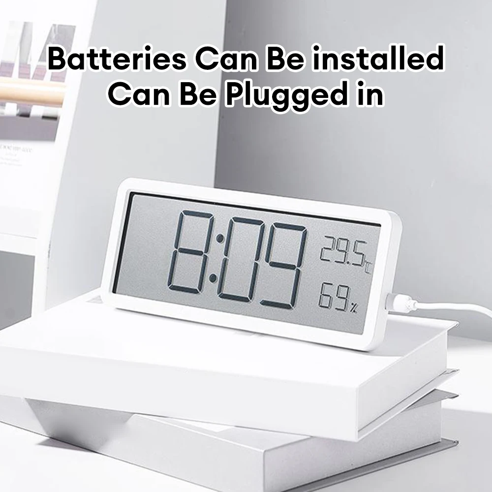 Цифровые настенные часы с ЖК-дисплеем