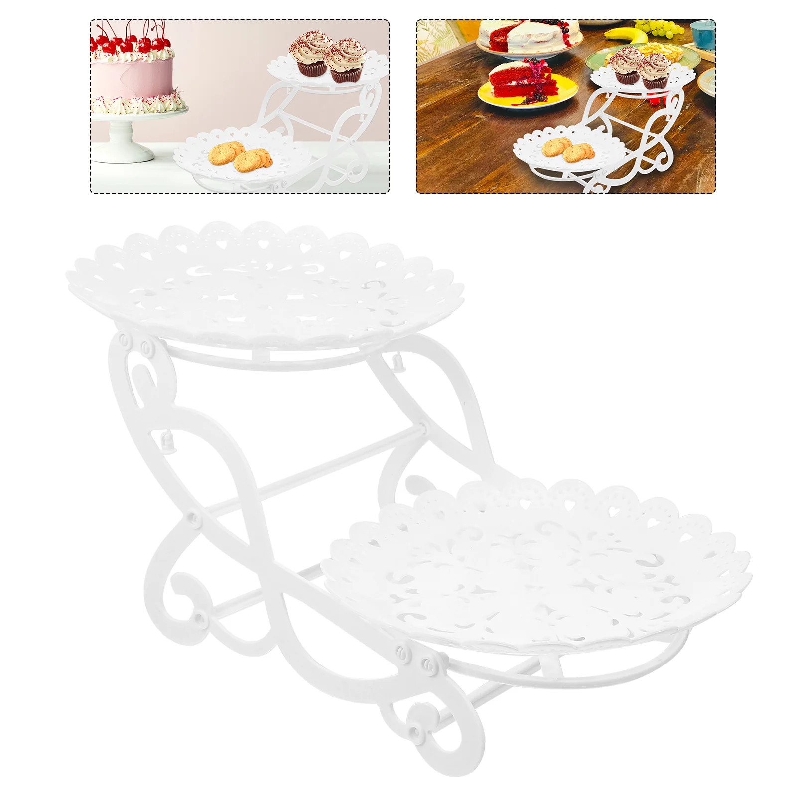 

1 Pc Cake Stand Fruit Snack Serving Holder Pastry Dessert Tray Decorative Cake Holder Dessert Display Plate