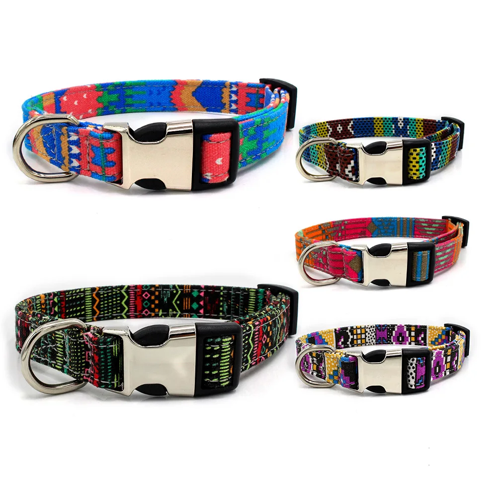

New Pet Collar, Colorful Soft Dog Collar Traction Rope Accessories, Suitable for Large and Small Dogs, Comfortable and Strong