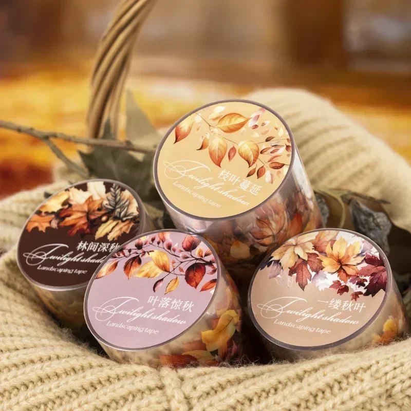 1 рулон клейкая лента для украшения веток Листьев акваландского плаща осенних