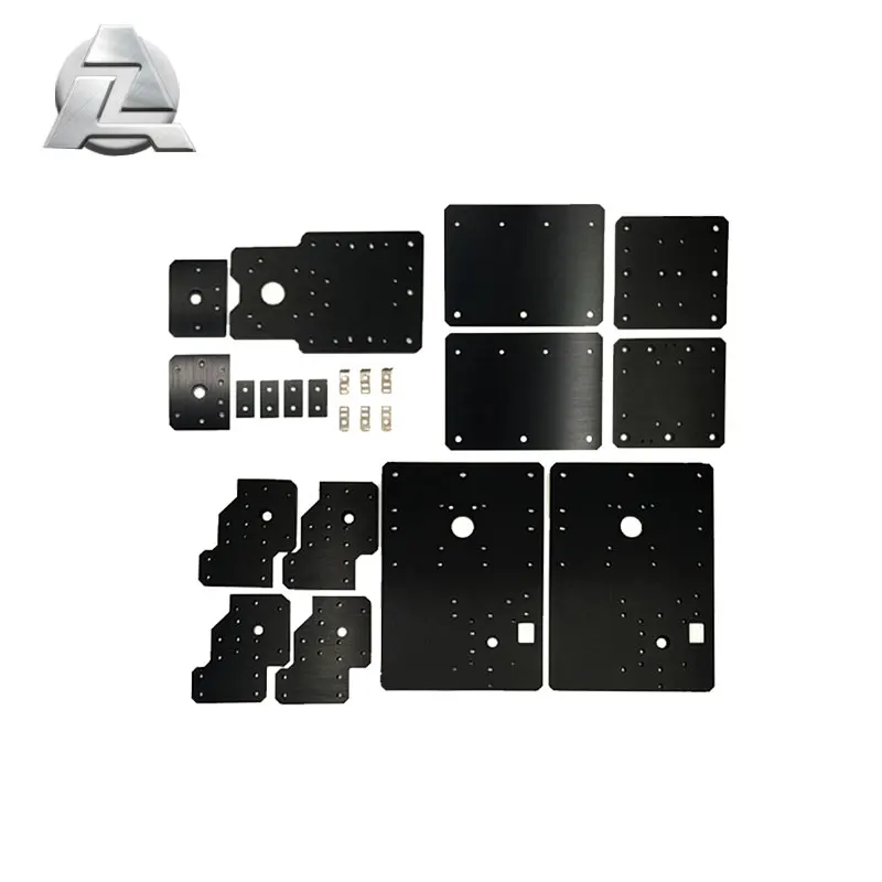 

ZJD-VA6022 cnc plate sets 3d printer accessories fixed black aluminum alloy