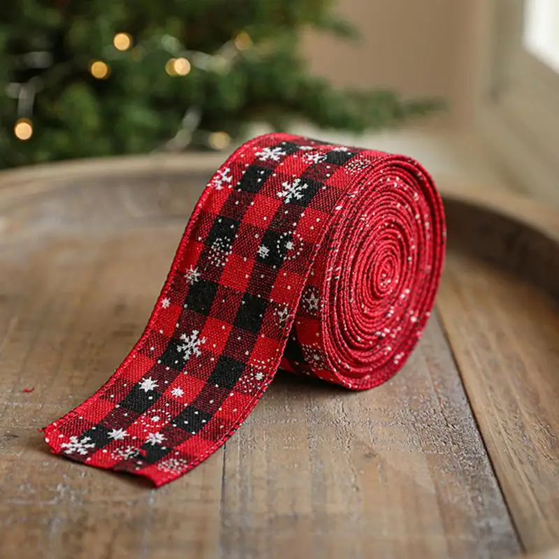 Рождественская лента из мешковины гирлянда ротанга с бантом мультяшная