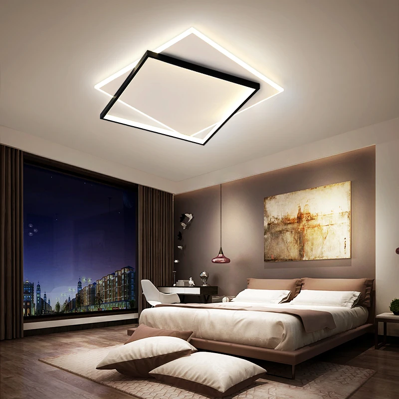 Современная потолочная светодиодная люстра с дистанционным управлением