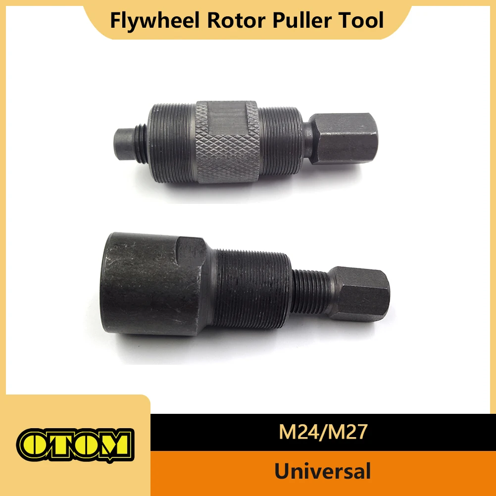 

Мотоциклетный Универсальный маховик M24 M27, съемник ротора, инструмент с двойной головкой, магнитный Съемник цилиндра, ремонт SXF CRF YZF