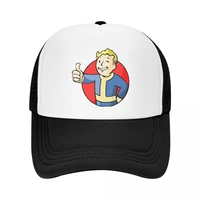 custom vault boy baseball cap men women breathable video game fallout trucker hat sports snapback caps summer hats