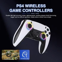with 6 axis double vibration wireless controller for ps4 eliteslimpro for switch gamepad for pc for andriod for ios joystick