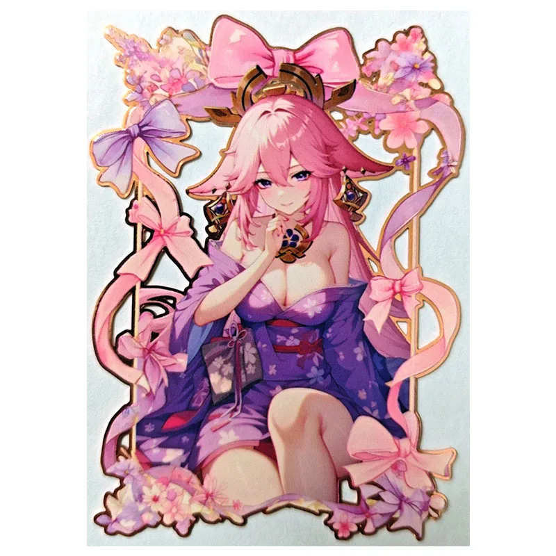 Аниме История Богини Редкая Металлическая Коллекционная Карта Нахида Светлячок