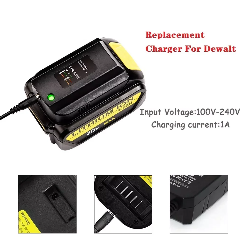 

DCB118 14.4-20V 1A Li-Ion Battery Charger Replacement Charging For Dewalt Tools For Model DCB107 DCB115 DCB112 DCB143 DCB206
