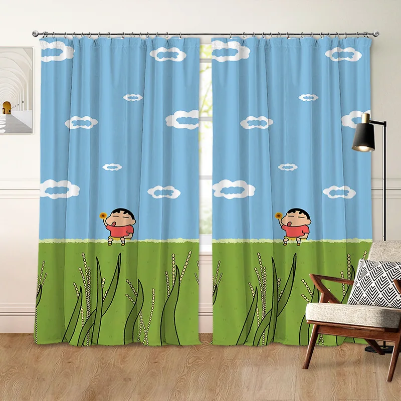 

20868-YJ-Bouquet Butterfly Sheer Curtains for Living Room Bedroom Window Treatment Kitchen