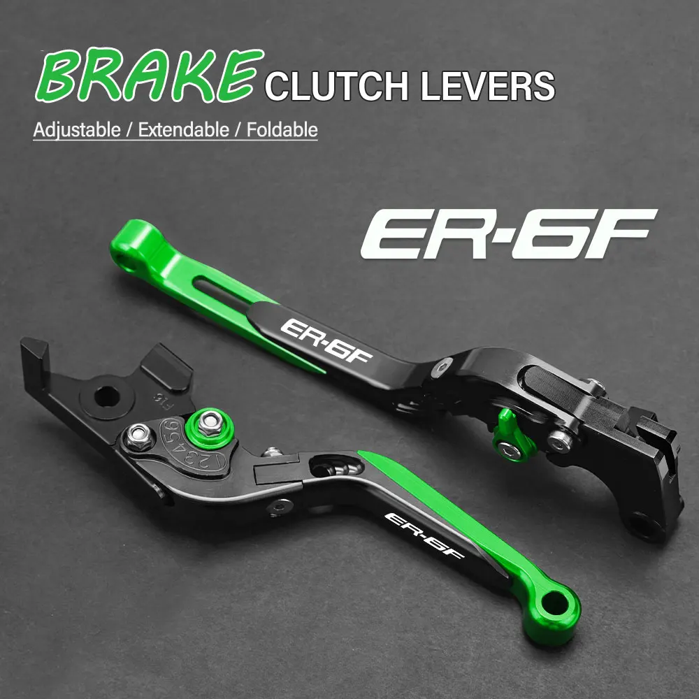 

FOR KAWASAKI ER6F ER-6F 2009-2017 Motorcycle Hand Brake Clutch Adjustable Levers Handle Folding Extendable Lever grip foldable