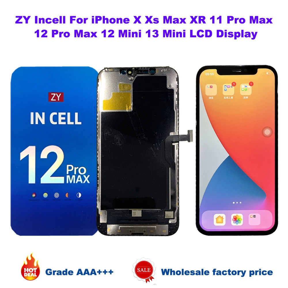 ЖК-дисплей Incell для iPhone X с 3D сенсорным экраном, дигитайзер в сборе для iPhoneX, ЖК-дисплей, экран, запасные части, новинка 100%