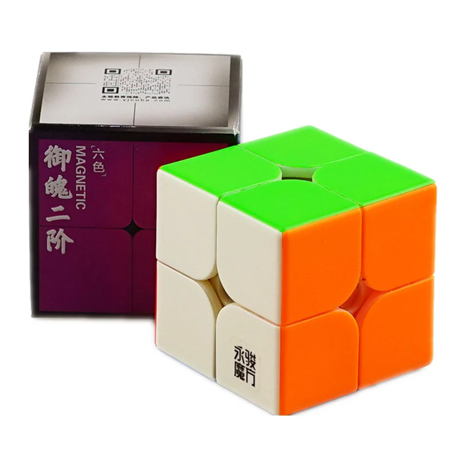 

YJ Yupo V2 M 2x2x2 Magnetic Speed Cube yj yupo v2 mCube Puzzle Professional Educational Toys for kids Children Gift