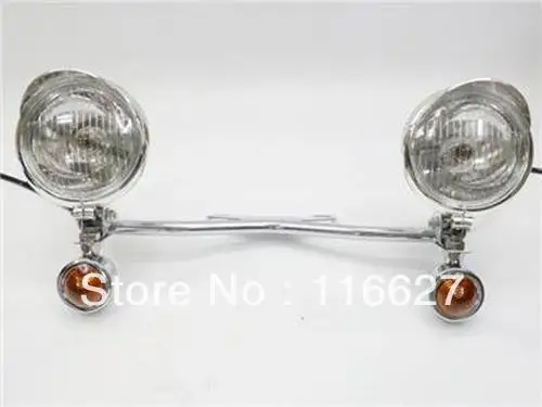 

Driving Passing Amber Turn Signal Spot Light Bar for Harley Honda Kawasaki Suzuki Yamaha cruisers custom