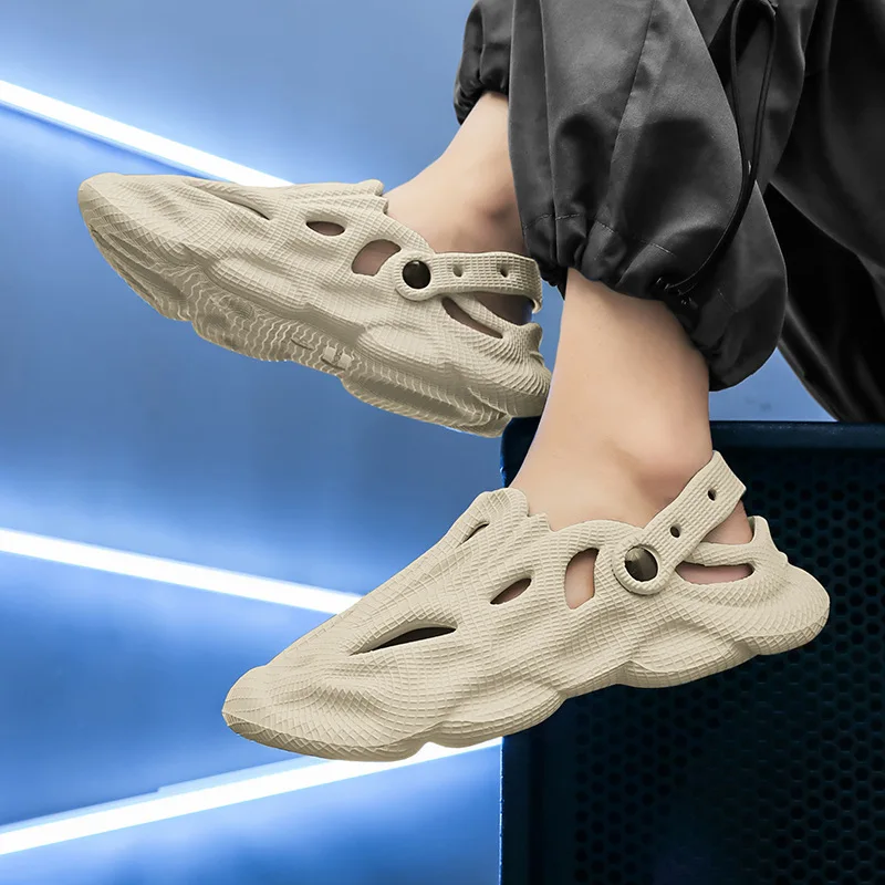 Летние мужские шлепанцы быстросохнущие для улицы