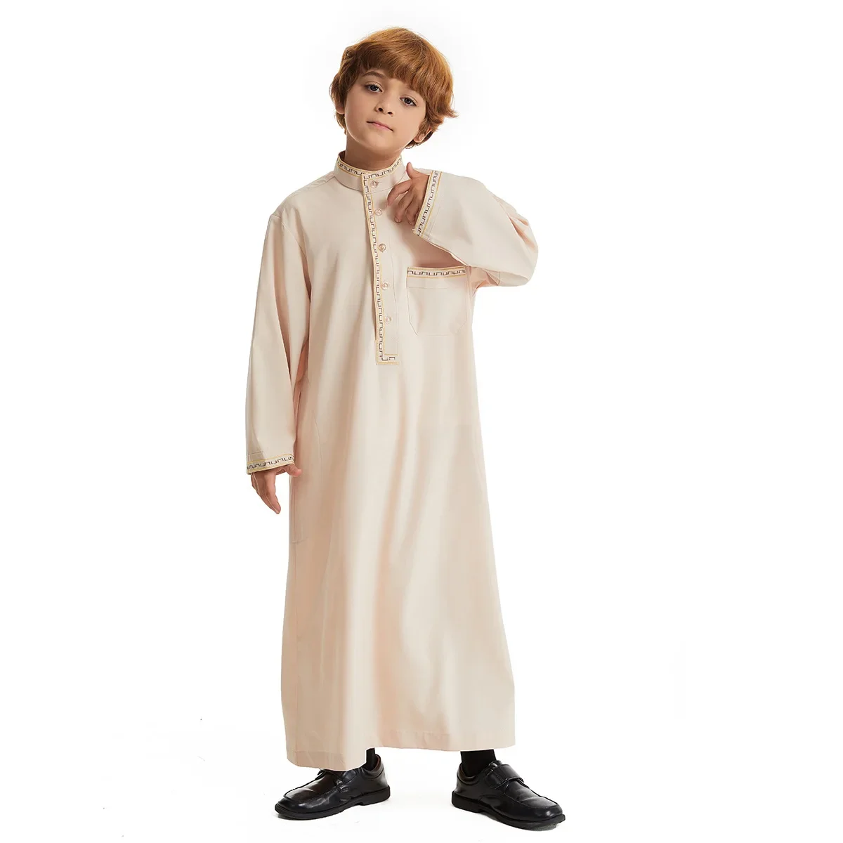 Мусульманский халат для мальчиков в Саудовской Аравии детский Thoub Jubba Thobe Daffah