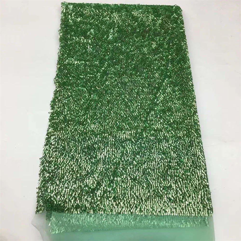 Новинка 2024 Роскошная французская вышивка кружевная ткань для жениха африканская