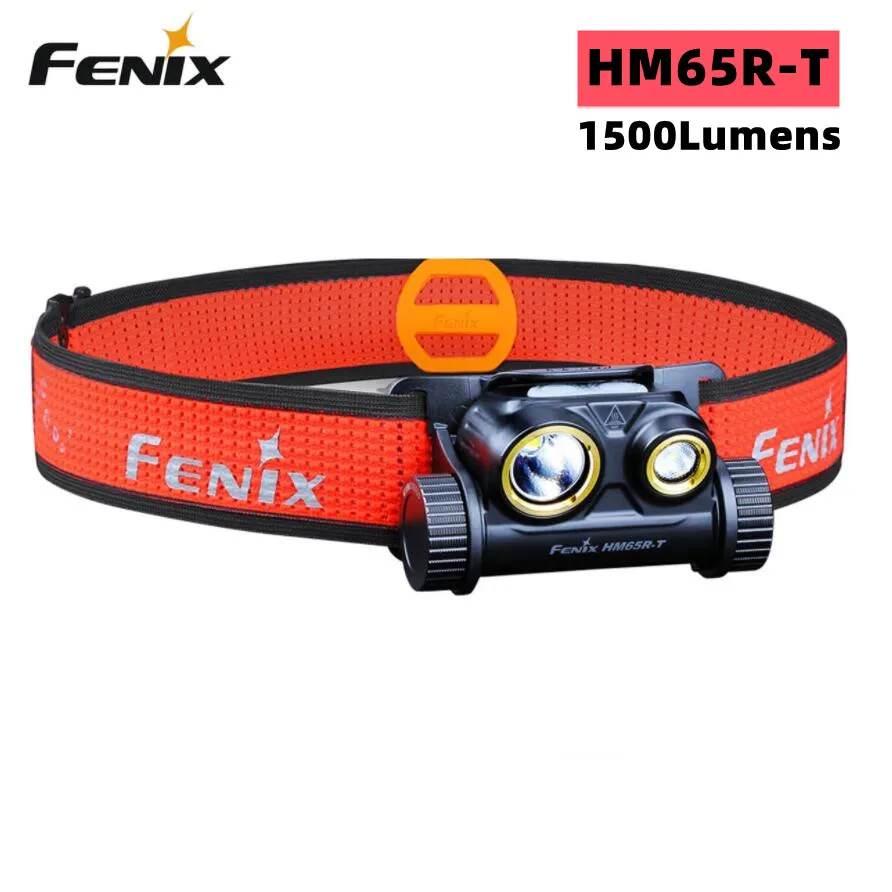 

Фонарь Fenix HM65R-T с двумя лампами, 1500 люмен, легкий фонарь из магниевого сплава для бега, светодиодный фонарь с аккумулятором и зарядкой от USB