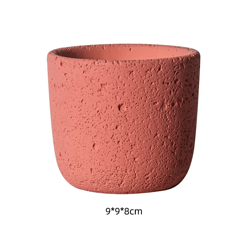 

Керамические контейнеры для свечей с каменным узором