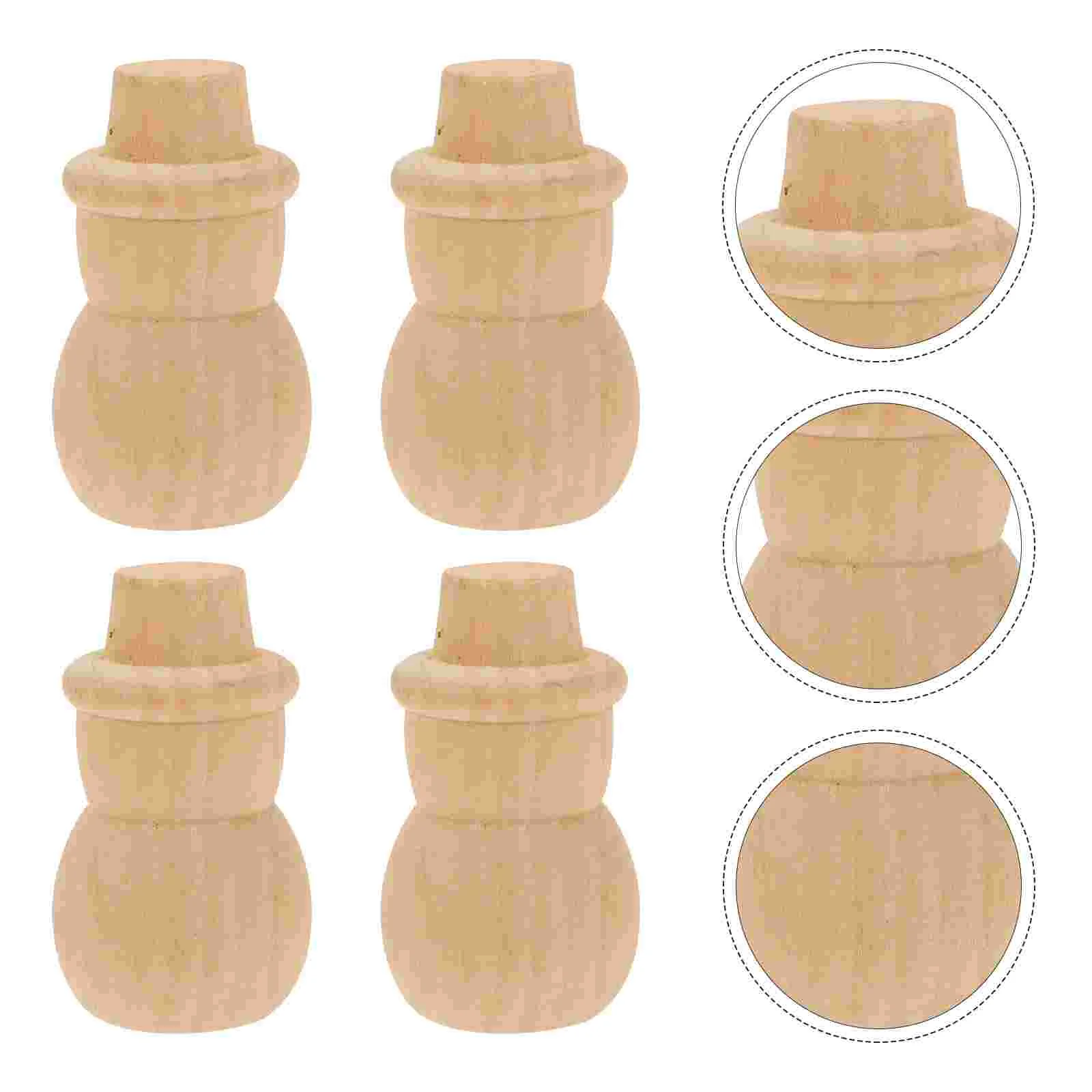 

Wooden Wood Diy Unfinished Craftstree Pegpainting Natural Christmas Ornaments Claus Decors Mini Blanktrees Miniatureslices Craft