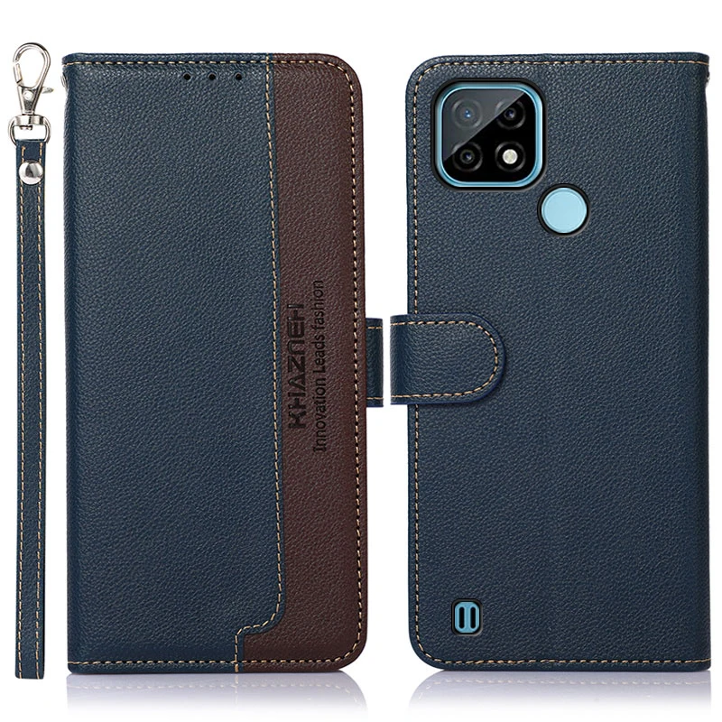 

Leather Flip Funda Realme C33 C30 C21y C25 s Luxury Cover RFID Phone Book Skin Realme C55 C35 Case Realmi C25S C31 55 C 33 C25Y