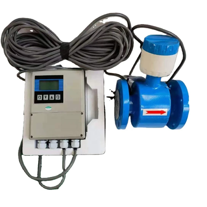 

Measure Waste Water 220V Split Type Professional Flow Meter Manufacturer Flow Meter Electromagnetic Flowmeter
