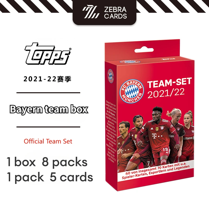 

TOPPS 2021/22 Bayern Munich FC Card Box Official Star Card Box Card Single Box