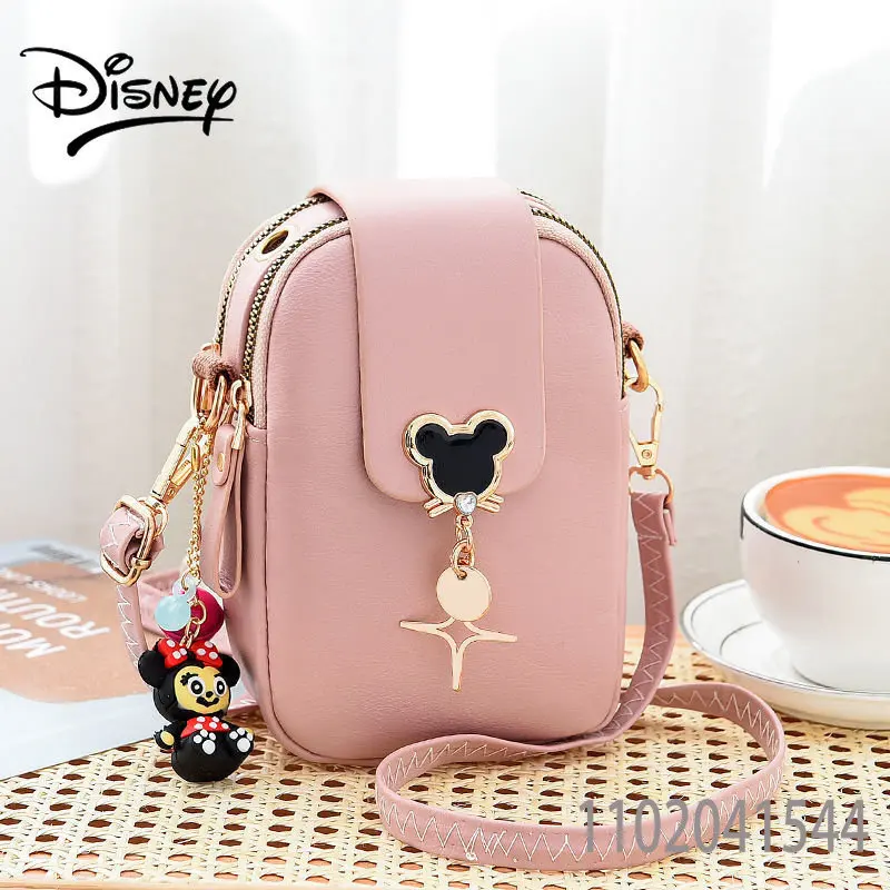 Disney Purse Women's Shoulder Bag for Girl Cute Mickey Mouse Cross Body Bag PU for Shopping Travel Birthday Gift Free Shipping
