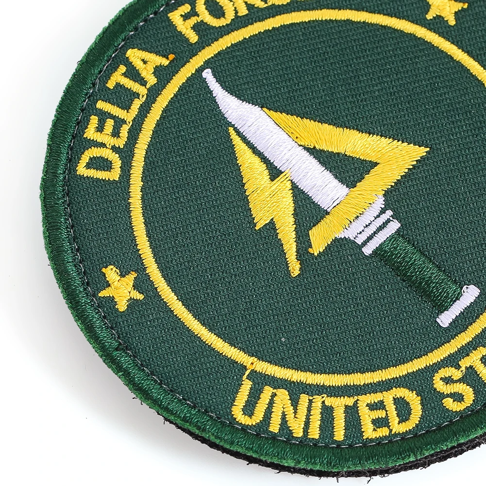 Фото 2 шт., значок Delta Force армии США, тканевая нашивка, военная нашивка, тактическая повязка на руку, рюкзак, аксессуары для шитья одежды №4