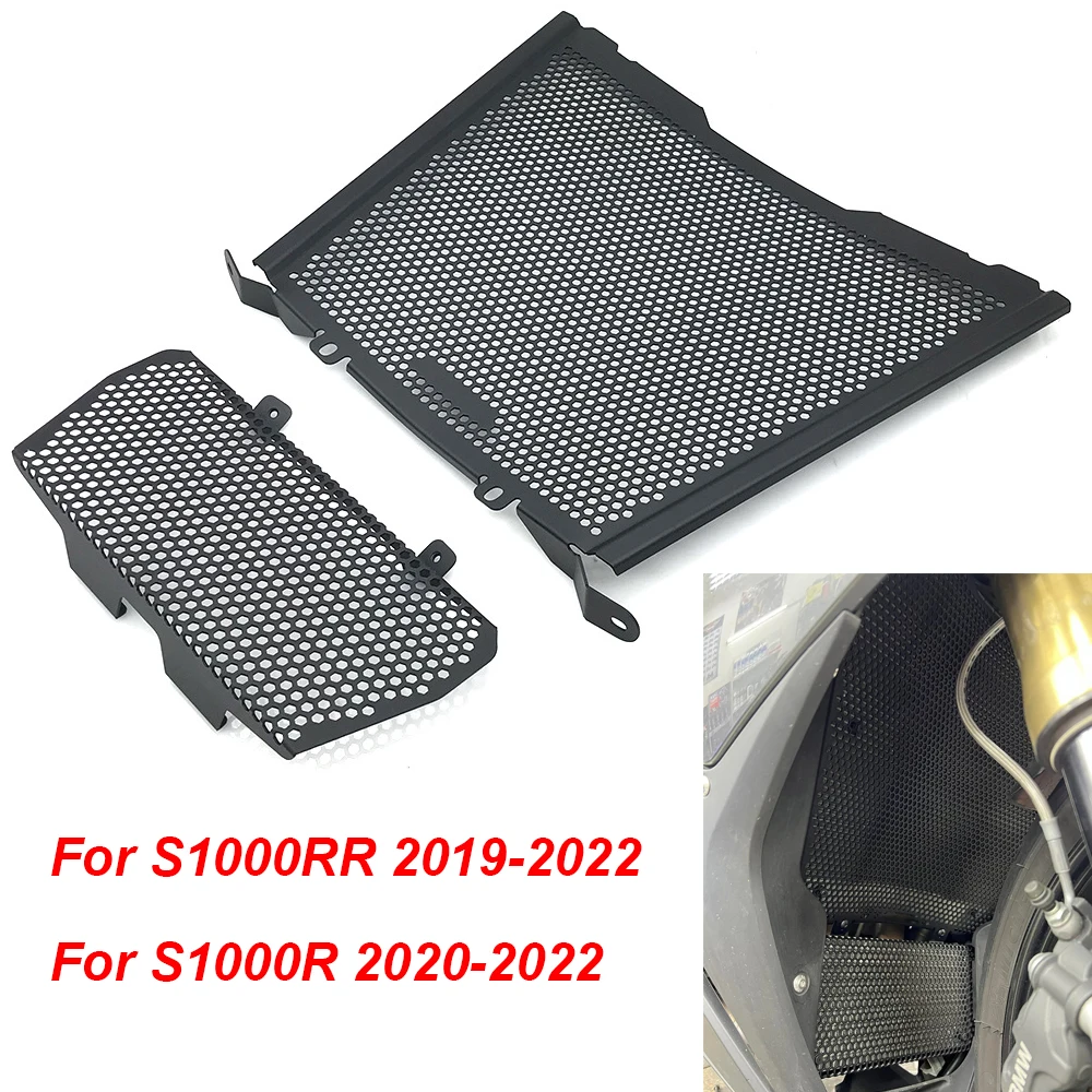 

Motorcycle Radiator Guard Protector Grille Grill Cover Water Tank Protection For BMW S1000RR S1000 RR 2019-2022 S1000R 2020-2022