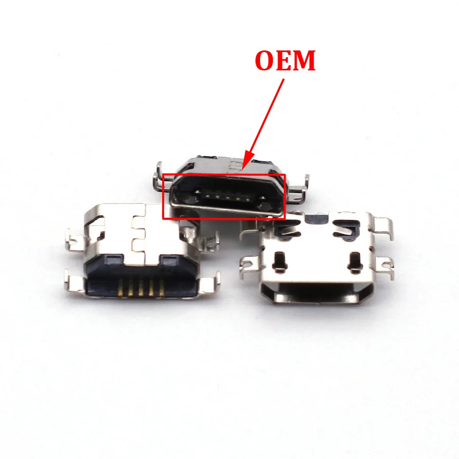 100 шт. для Lenovo A360 A360T A5860 A320 A320T A3580 A5500 A5600 A5890 Micro Usb коннектор для зарядки, штепсельная розетка, порт