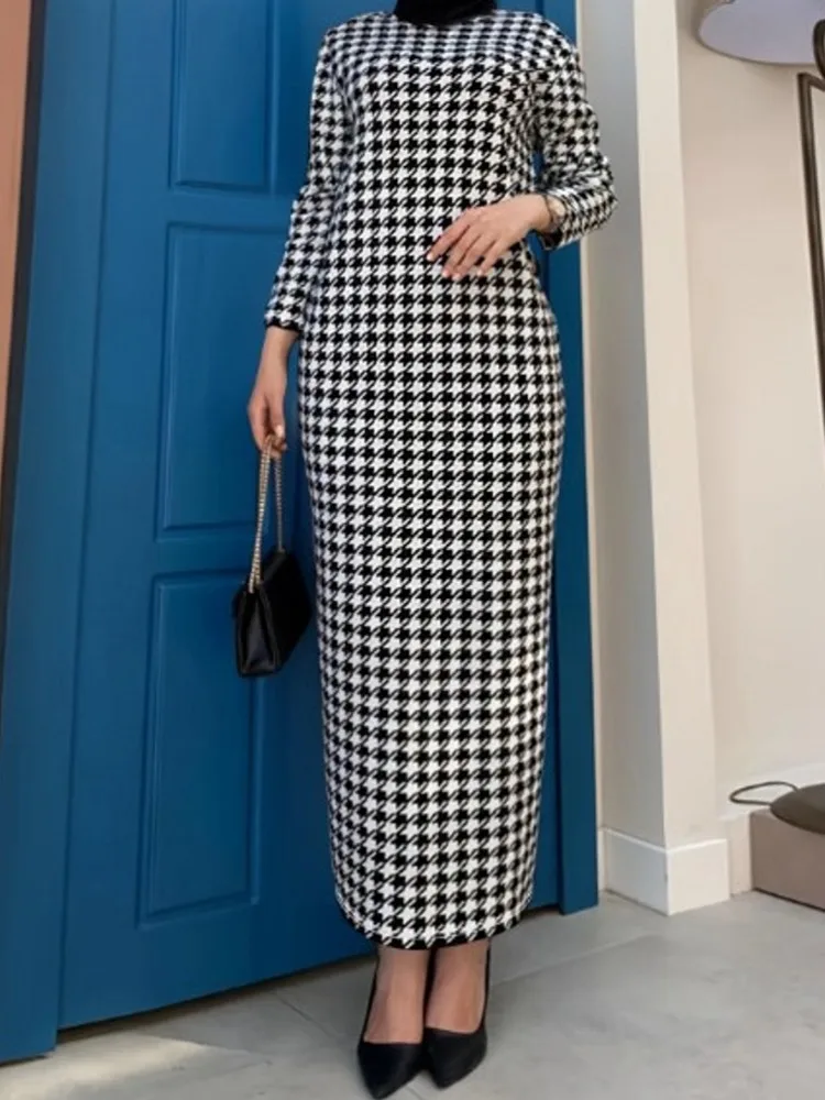 Мусульманская Мода Abaya африканские платья для женщин Дашики облегающее платье